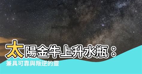 太陽水瓶 上升金牛|「明明一樣的星座，居然這麼不同！」12星座「太陽。